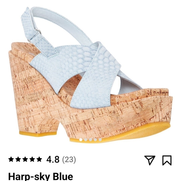 Nina Harper Sky-Blu wedge sandal - Picture 12 of 13